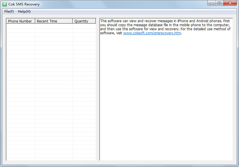 Cok SMS Recovery(短信恢复工具) V3.7