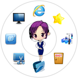 蓝水晶电脑精灵 V2.0 免费版