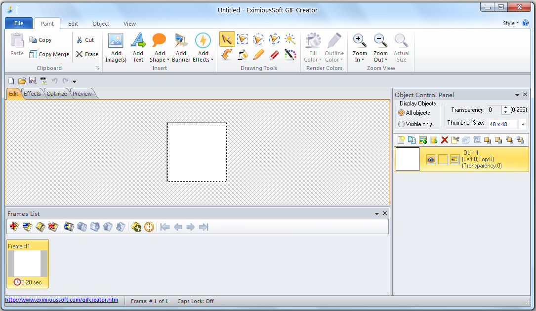 EximiousSoft GIF Creator(GIF动画制作软件) V7.33 英文版