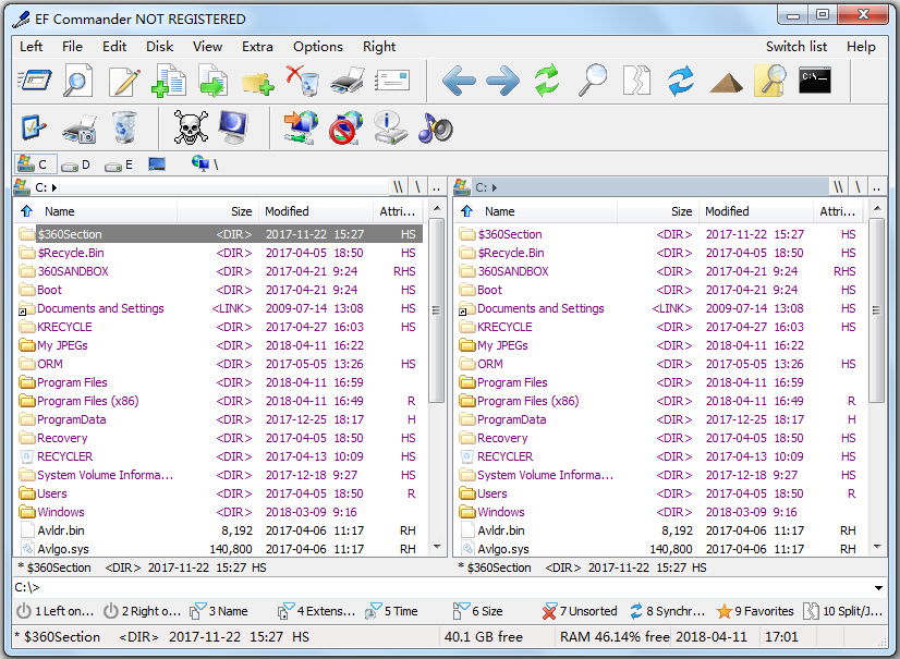 EF Commander(文件管理器) V18.04 英文版