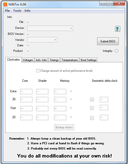 NVIDIA BIOS Editor(显卡BIOS编辑工具) V6.06 英文绿色版