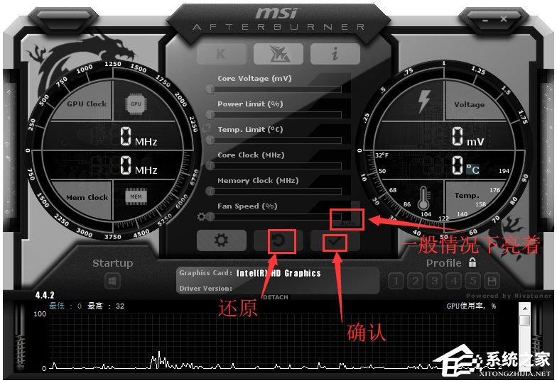 MSI Afterburner(微星显卡超频软件) V4.5.0.12819 中文版