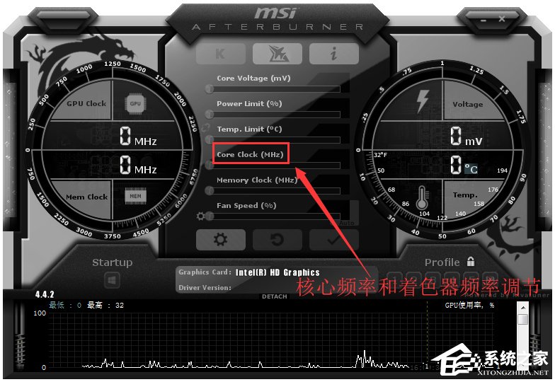 MSI Afterburner(微星显卡超频软件) V4.5.0.12819 中文版