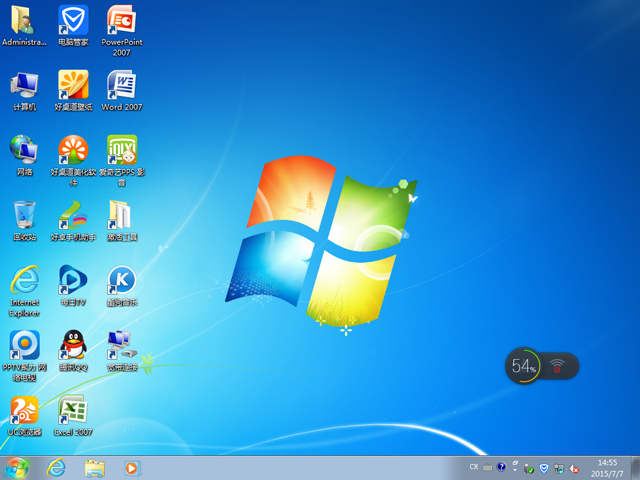 电脑公司 GHOST WIN7 SP1 X64 QQ管家专版 V2015.07(64位)